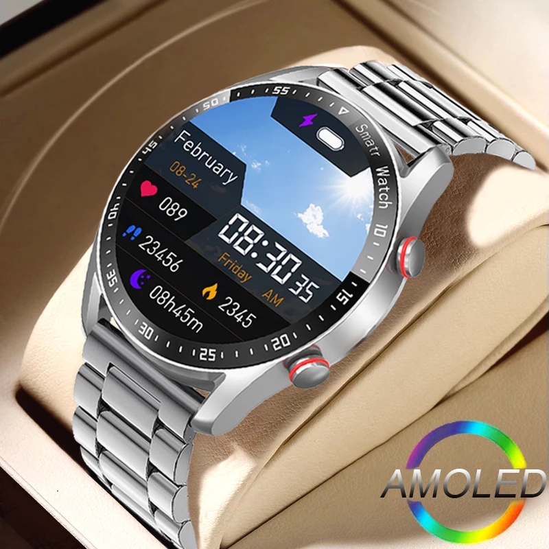 Gps Running Watch - ECG+PPG Bluetooth Call Smart Watch Men