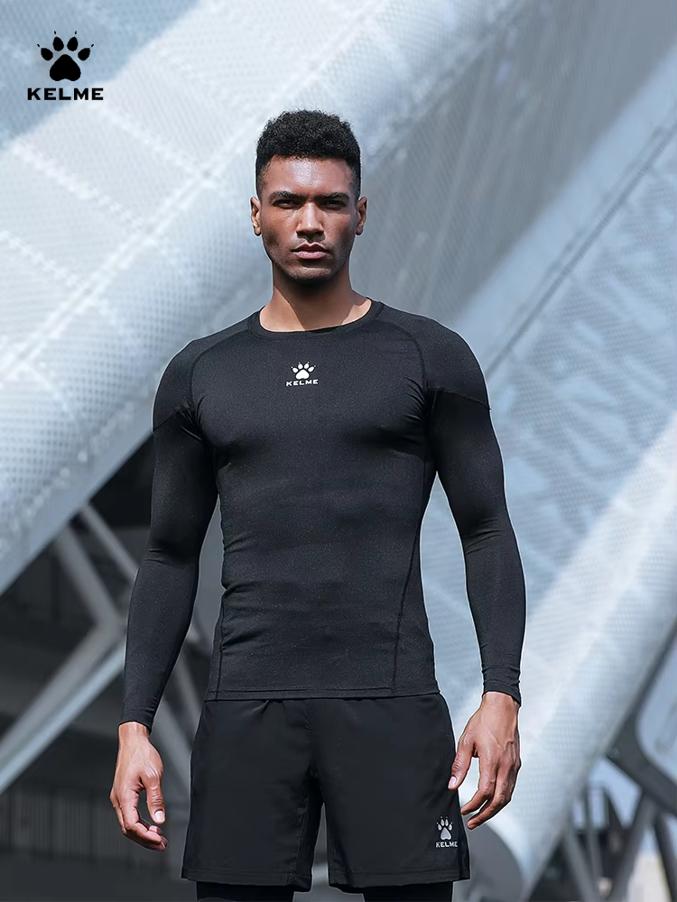 Running Gear Long Sleeve - Kelme Men's Outdoor Running T-shirt Sports