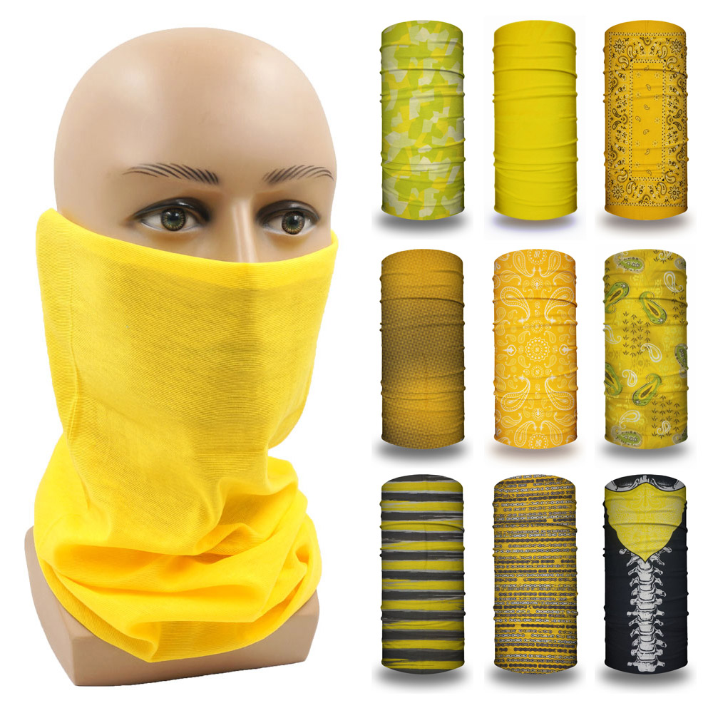 Running Gear Youtube - Yellow Tube Outdoor Bandana Women Running