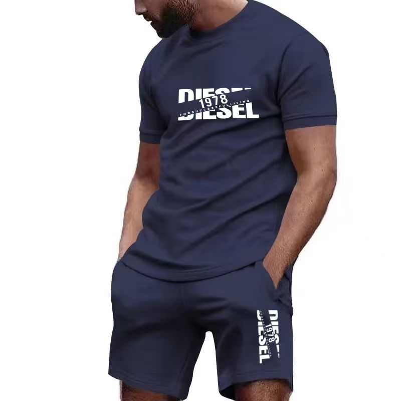 Running Gear Men - 2026 new summer men's T-shirt+shorts set