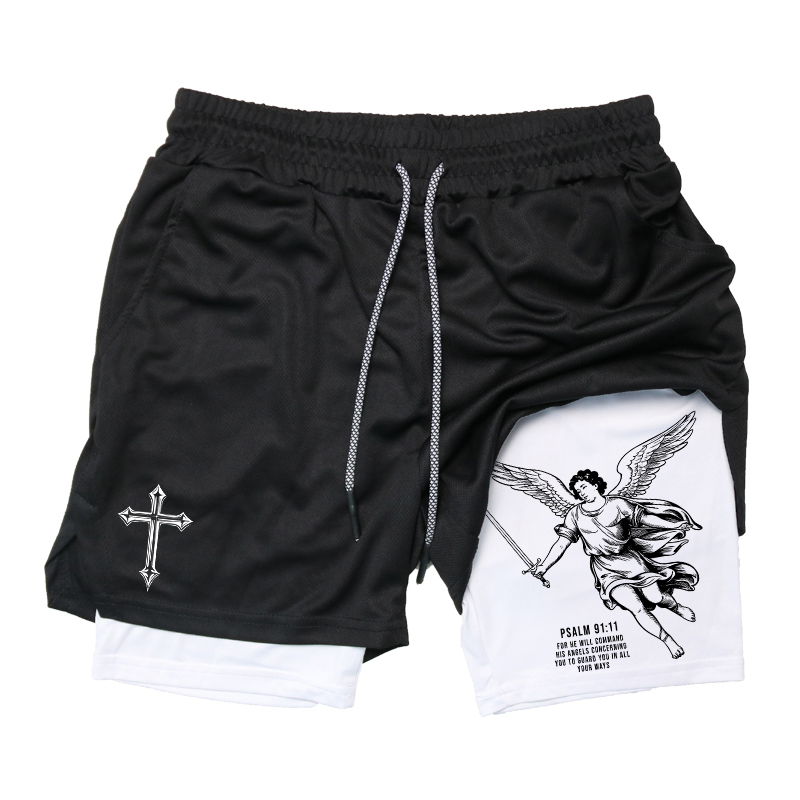 Running Gear Men - Angel Cross Graphic 2 in 1