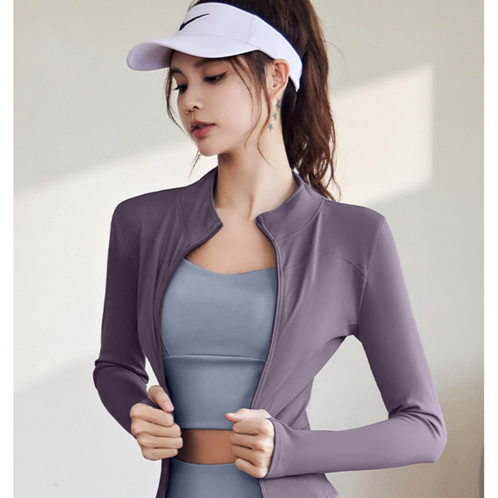 Running Gear Long Sleeve - Quick Dry Athletic Yoga Jacket Women