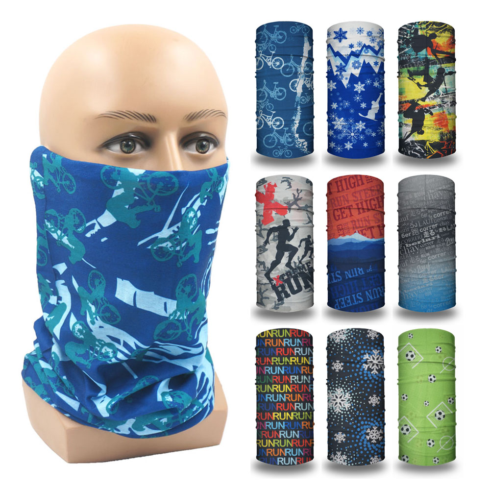 Running Gear Youtube - Motorcycling Running Outdoor Sports Face Bandanas
