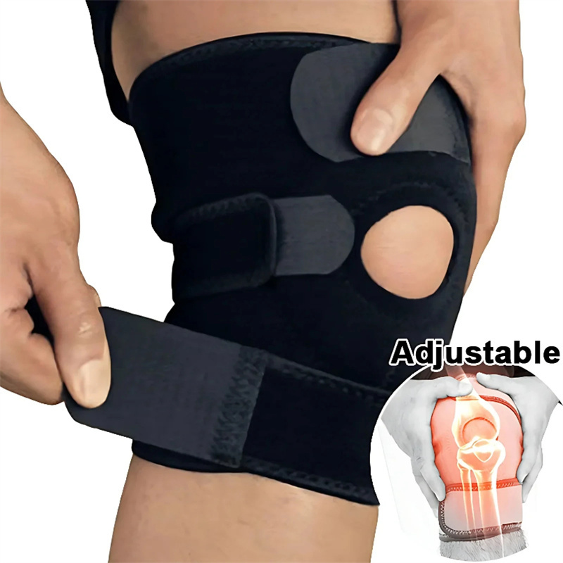 Knee Support Brace - 1pc Breathable Adjustable Knee Brace Orthopedic