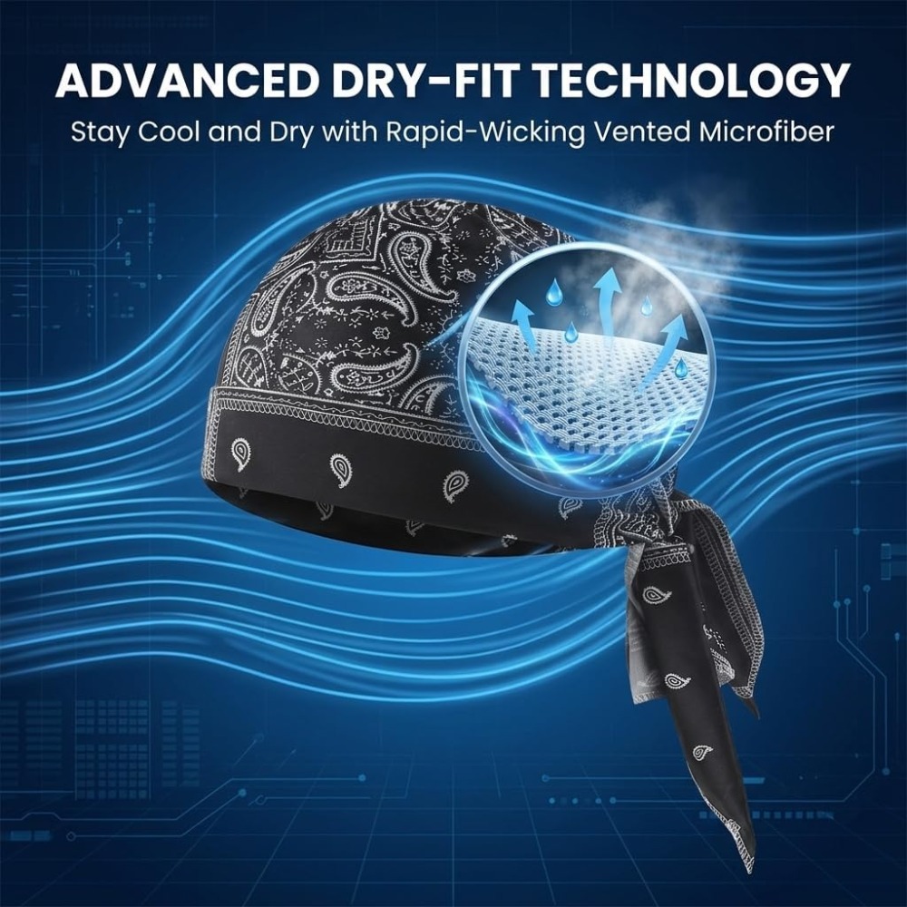 1-5pcs Cooling Skull Cap Helme - Running Gear Hat recension och pris