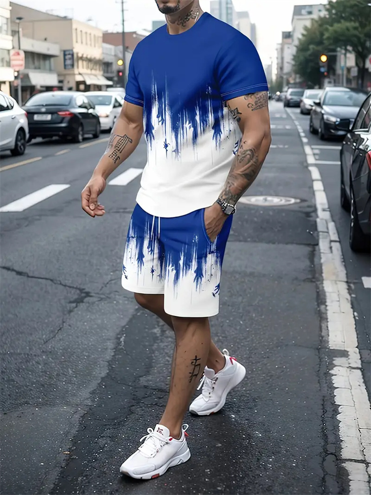 Men Women Gradient Texture T-s - Running Gear Men recension och pris