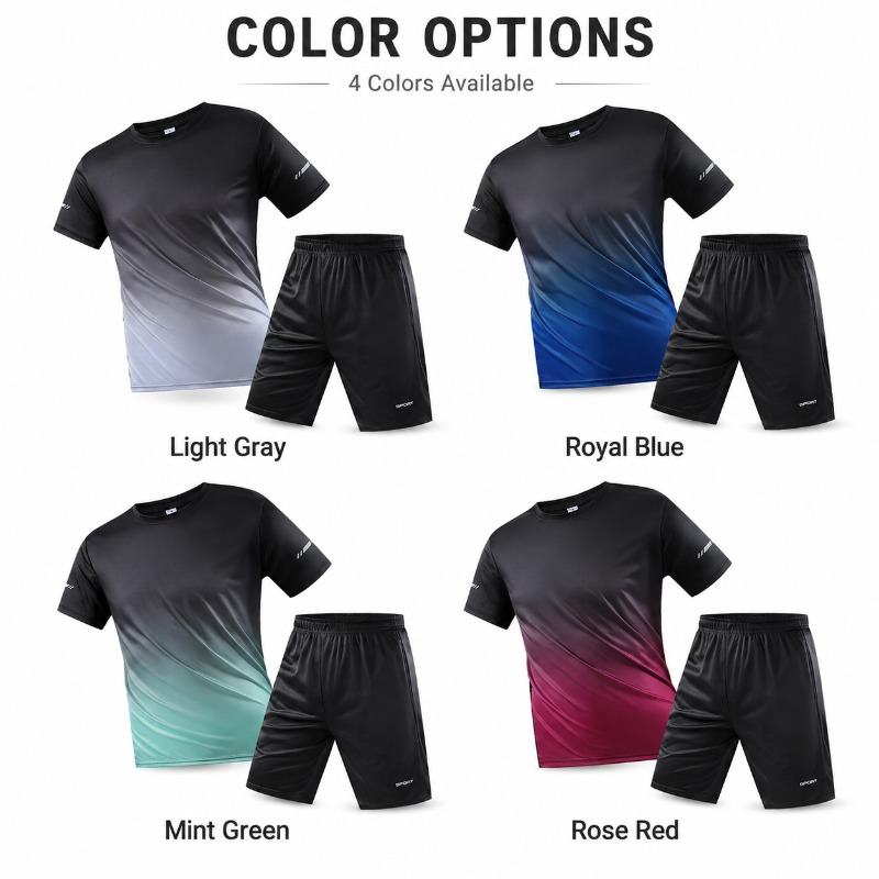 Men Quick Dry Sportswear Set 2 - Running Gear Men recension och pris