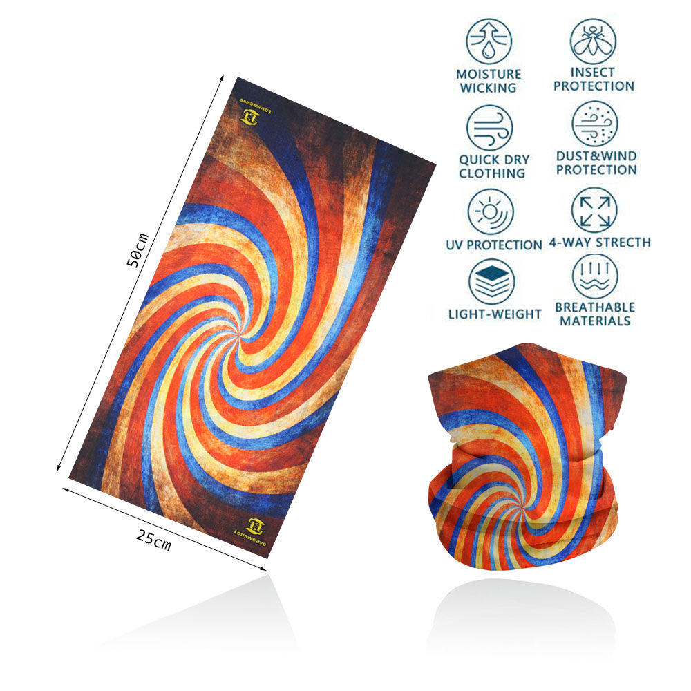 Sprial Stripes Neck Gaiter Geo - Running Gear Youtube recension och pris