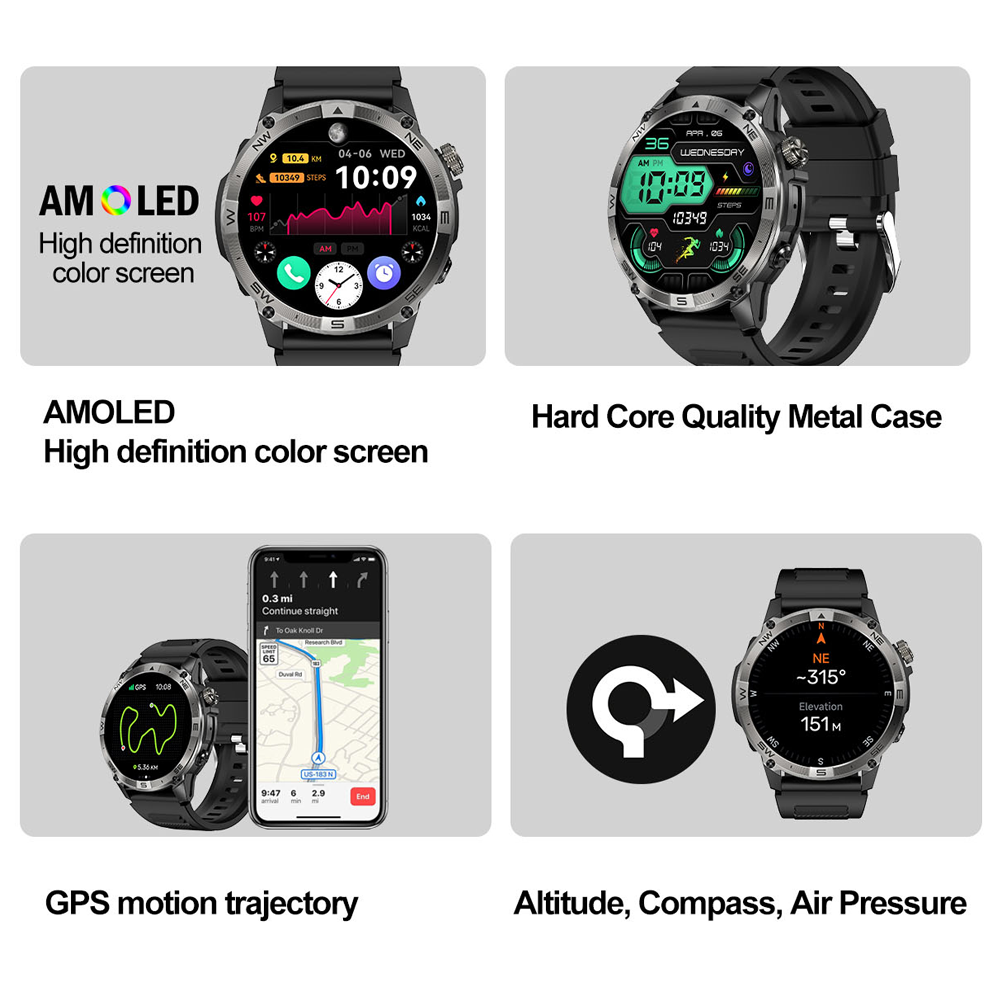 NORTH EDGE GPS Sports Smart Wa - Gps Running Watch recension och pris