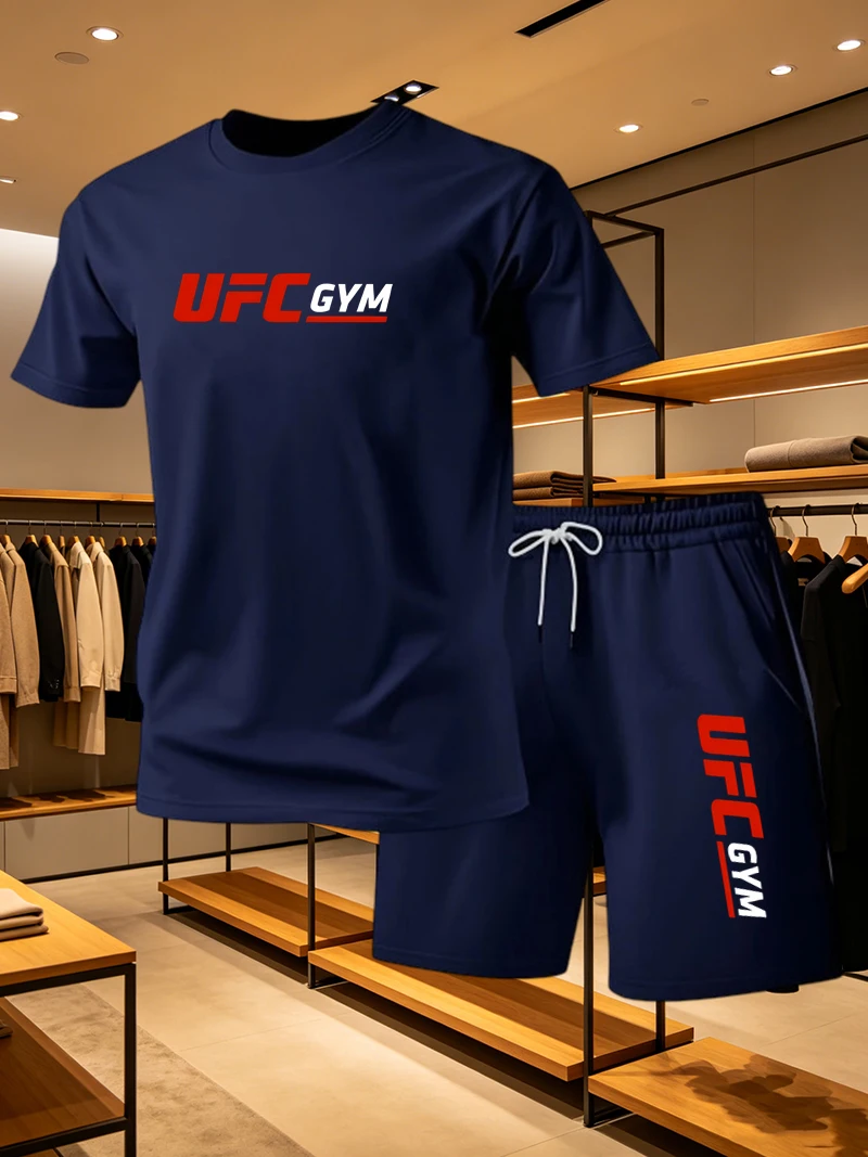 Men's Fashion T-shirt Shorts U - Running Gear Men recension och pris