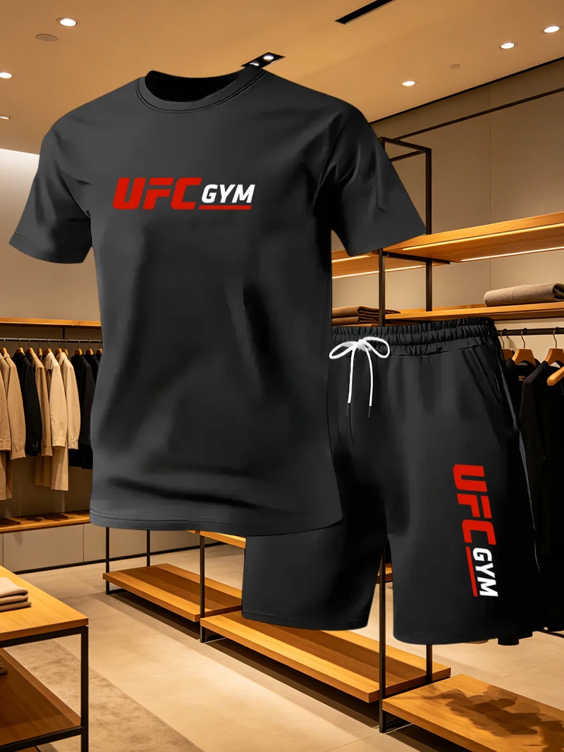 Men's Fashion T-shirt Shorts U - Running Gear Men recension och pris