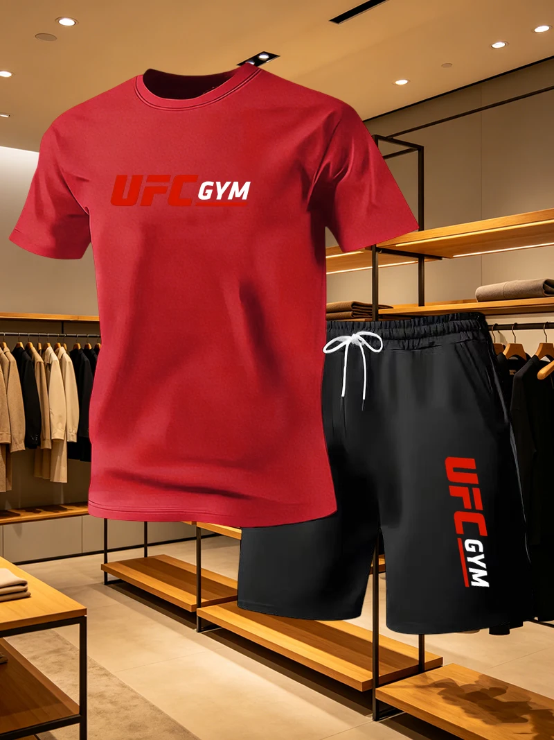 Men's Fashion T-shirt Shorts U - Running Gear Men recension och pris
