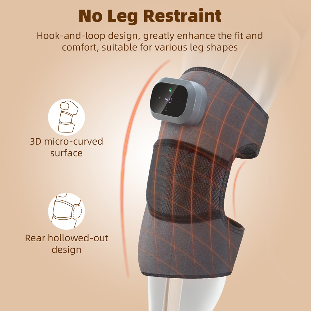 Heated Knee Massager Hot Compr - Knee Support Brace recension och pris