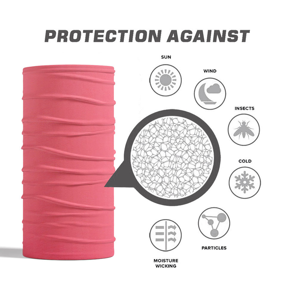 Pink Seamless Outdoor Bandana  - Running Gear Youtube recension och pris