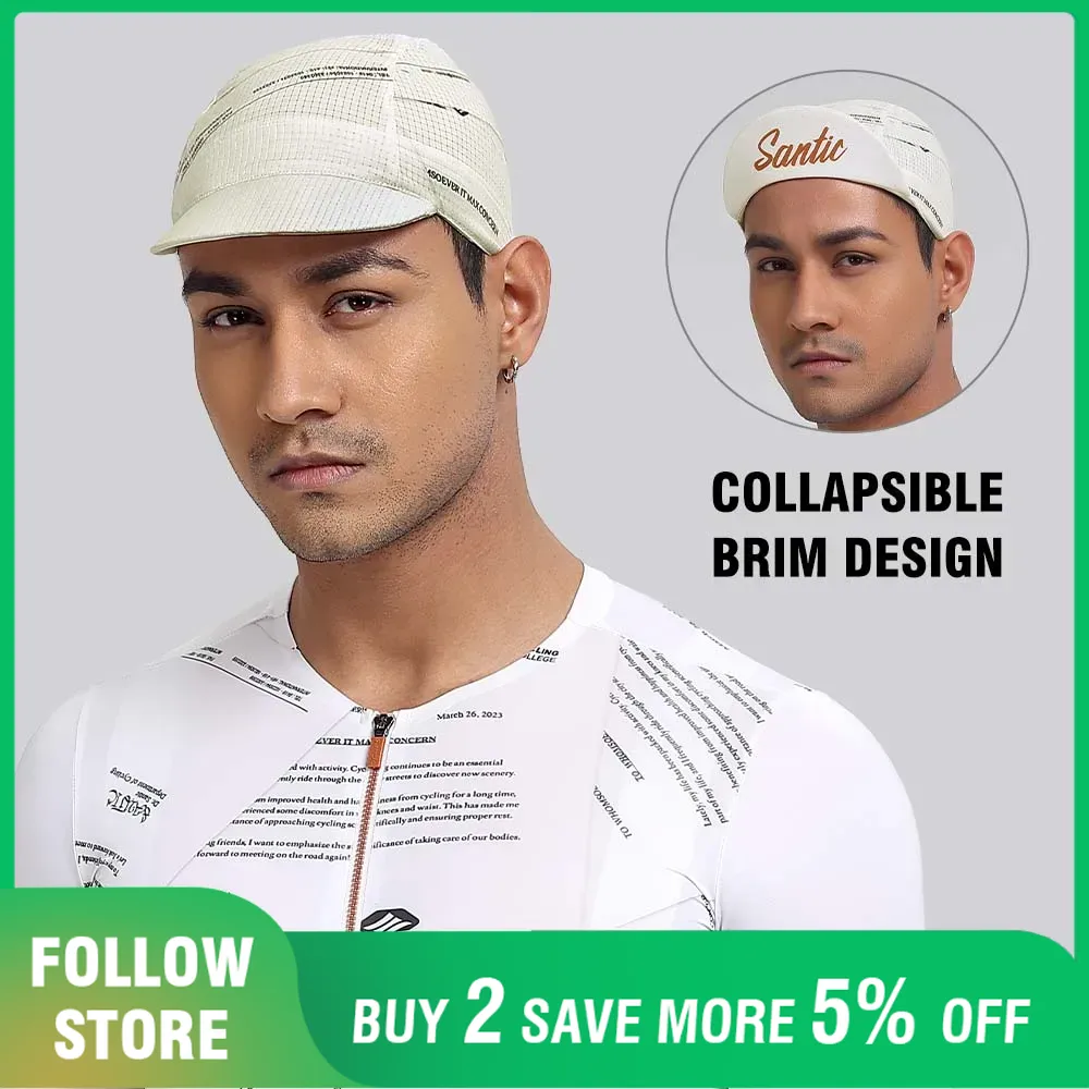 Santic Breathable Cycling Cap  - Running Gear Hat recension och pris