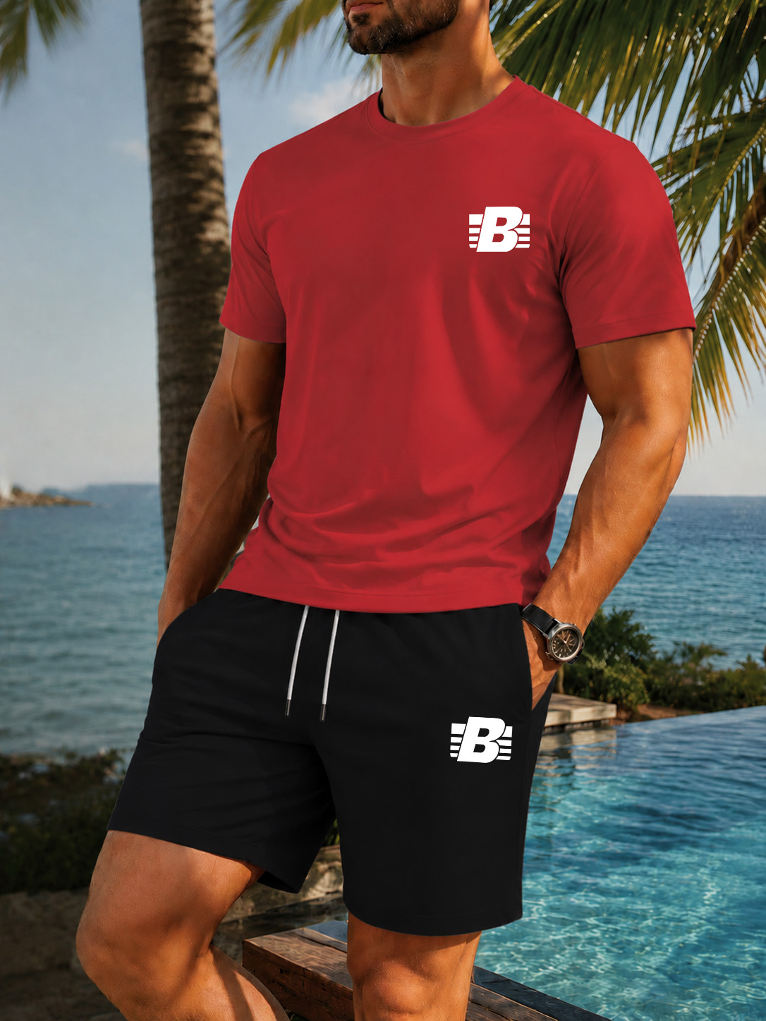 Men's 2-Piece Tracksuit Casual - Running Gear Men recension och pris