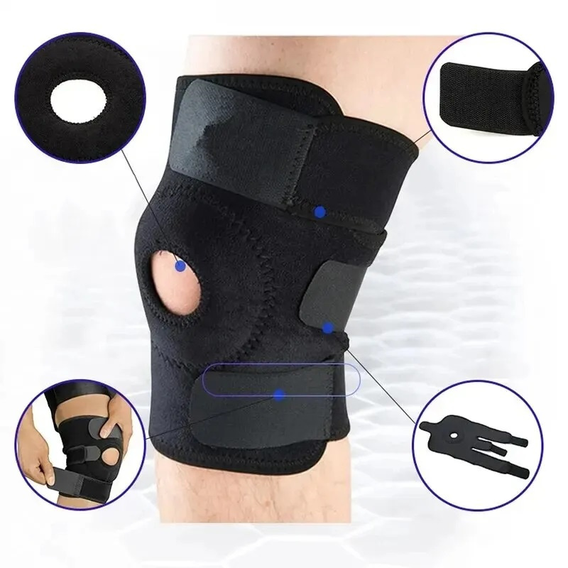 1pc Breathable Adjustable Knee - Knee Support Brace recension och pris