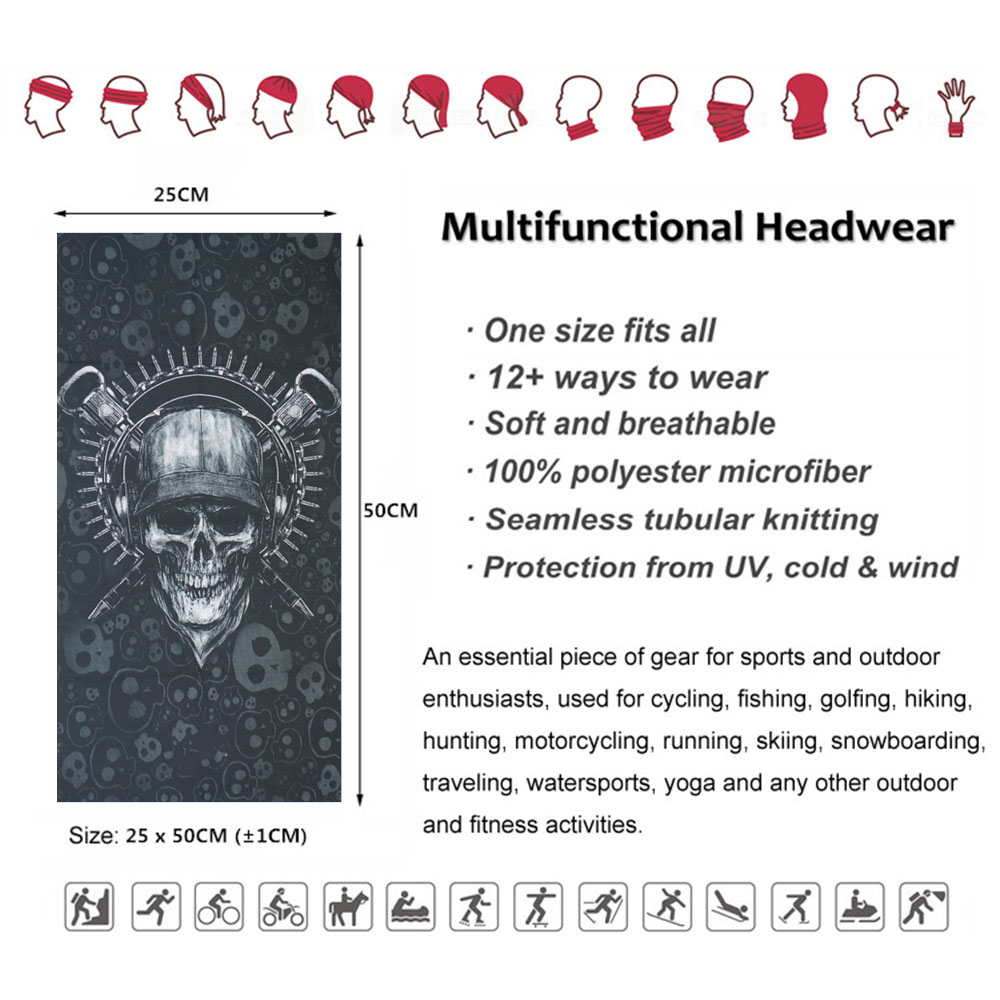 Skull Pattern Seamless Breatha - Running Gear Youtube recension och pris